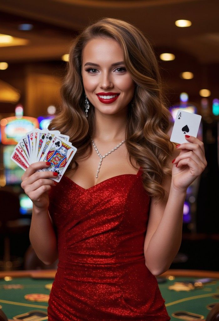 Pretty Gaming live-dealer studio with professional lighting and HD camera